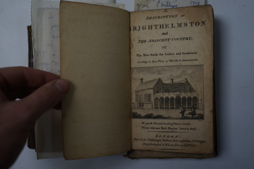 Sandham, Elizabeth. - A Visit to the Regent Iron & Brass Foundry, the Gas Manufactory, and the Royal Chain Pier, Brighton, Royston, 1824, one (of two) plates missing, [a scarce work].